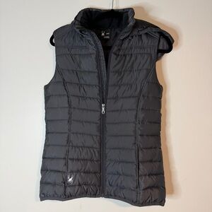 Spyder Women's Supreme Dark Grey Puffer Vest